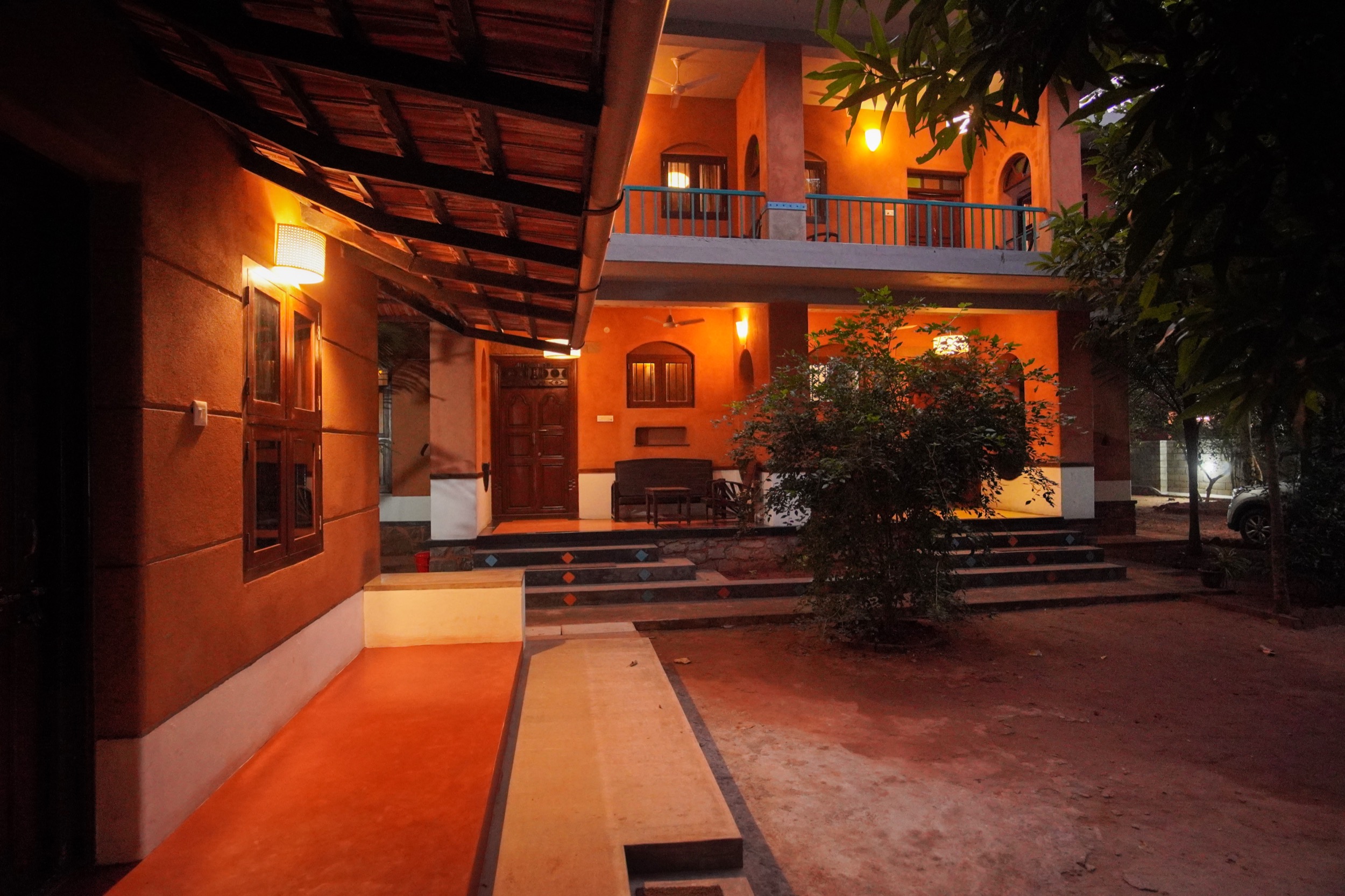 Anpu retreat main building at night